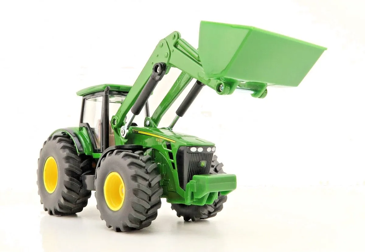SIKU 1982 John Deere 8430 Tractor met Voorlader 1:50 - Groen