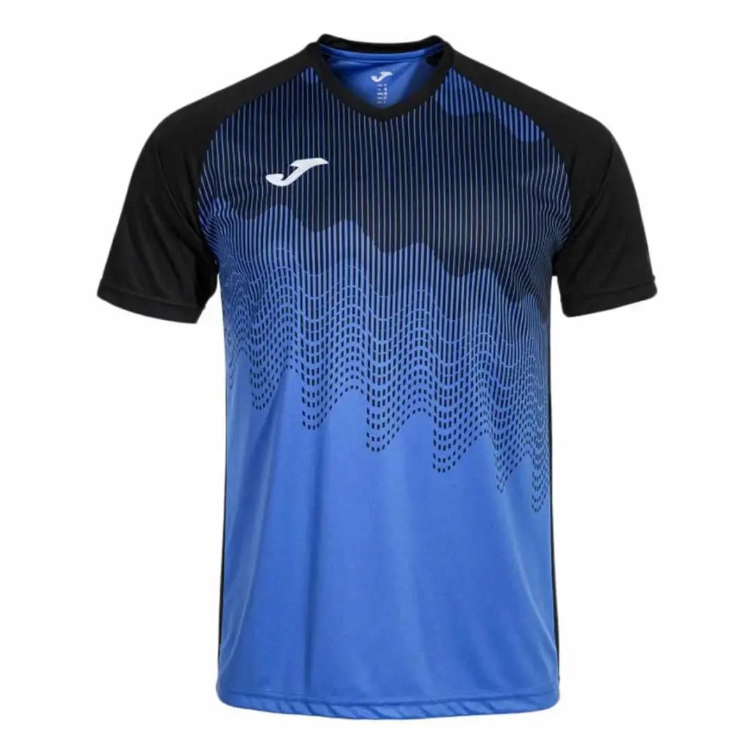 Joma Tiger Vi T-shirt - L - Royal/Black - afbeelding 4 van 4