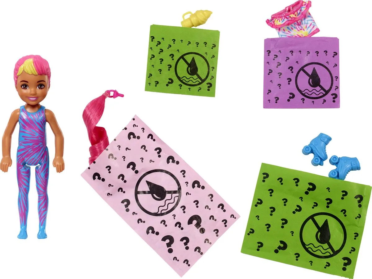 Barbie Color Reveal Chelsea Neon Tie-Dye Pop - HCC90