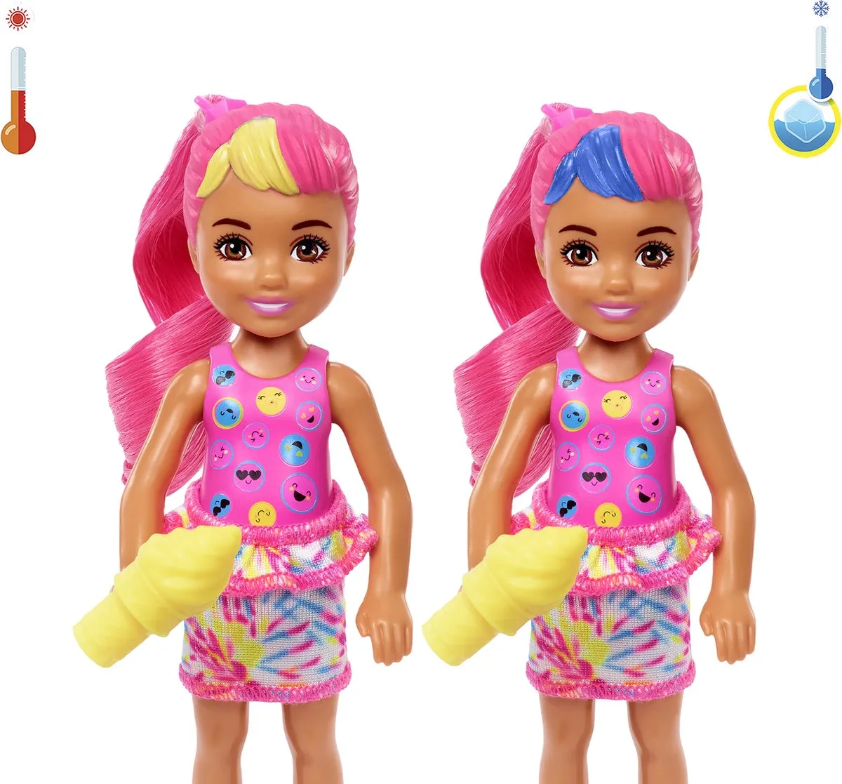 Barbie Color Reveal Chelsea Neon Tie-Dye Pop - HCC90