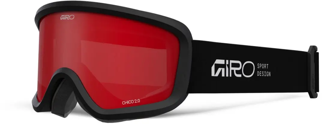 Giro GG CHICO 2.0 STACKED BLK AMBER SCARLET Unisex Skibril
