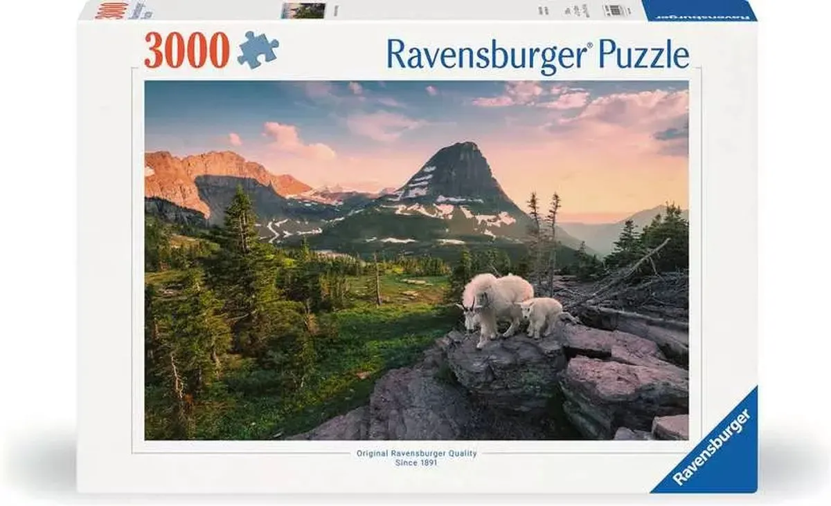 Ravensburger Alpine Geit Legpuzzel 3000 Stuks - 12000809