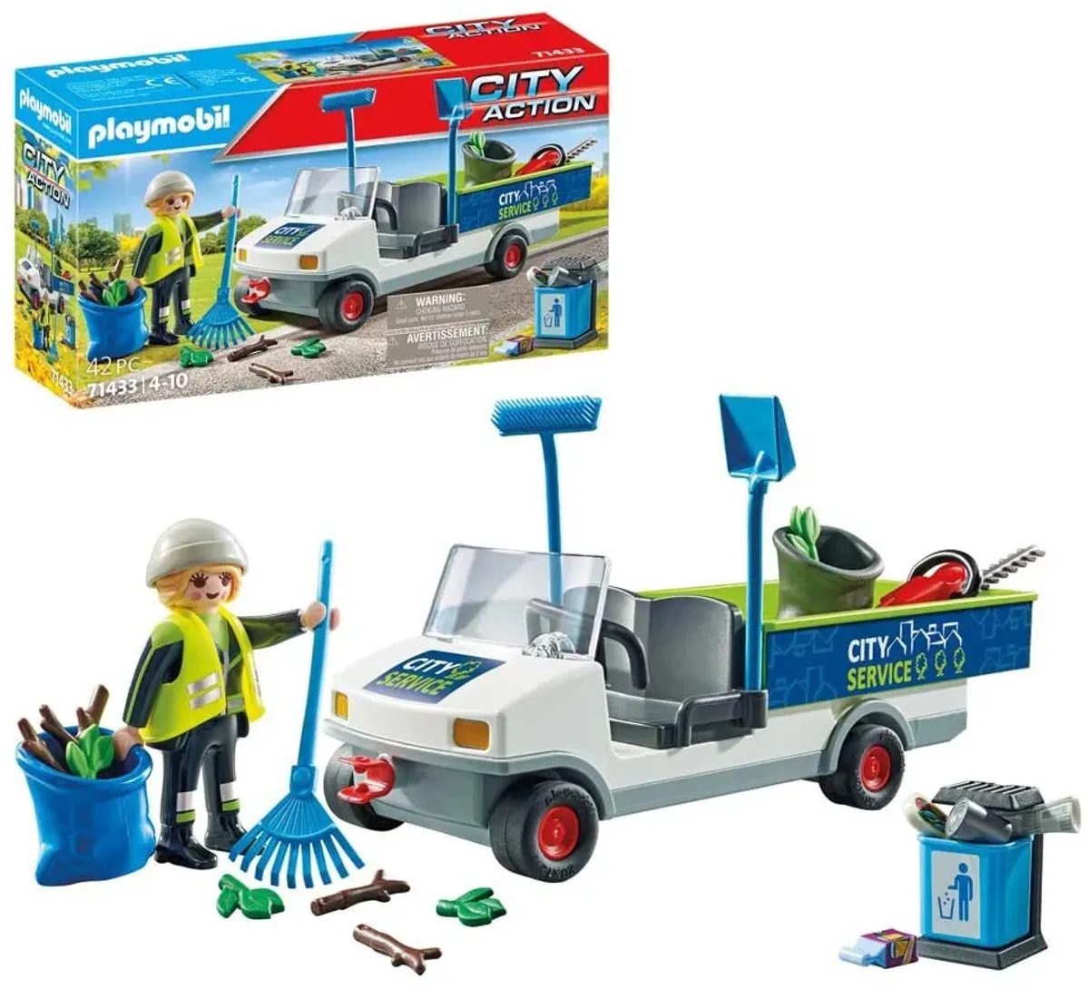 Playmobil City Action Elektrische Straatveegmachine 71433 - Multicolor