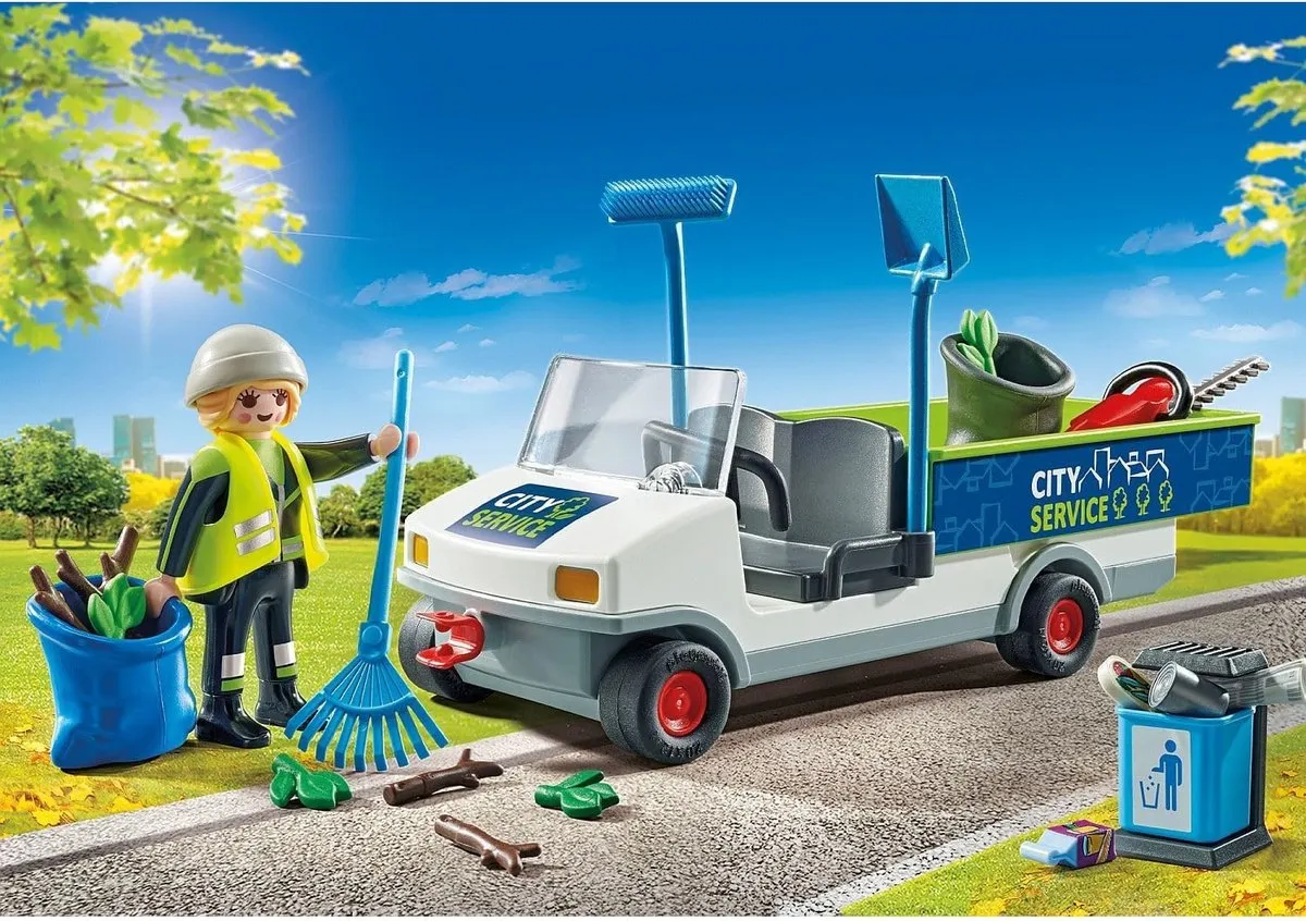 Playmobil City Action Elektrische Straatveegmachine 71433 - Multicolor