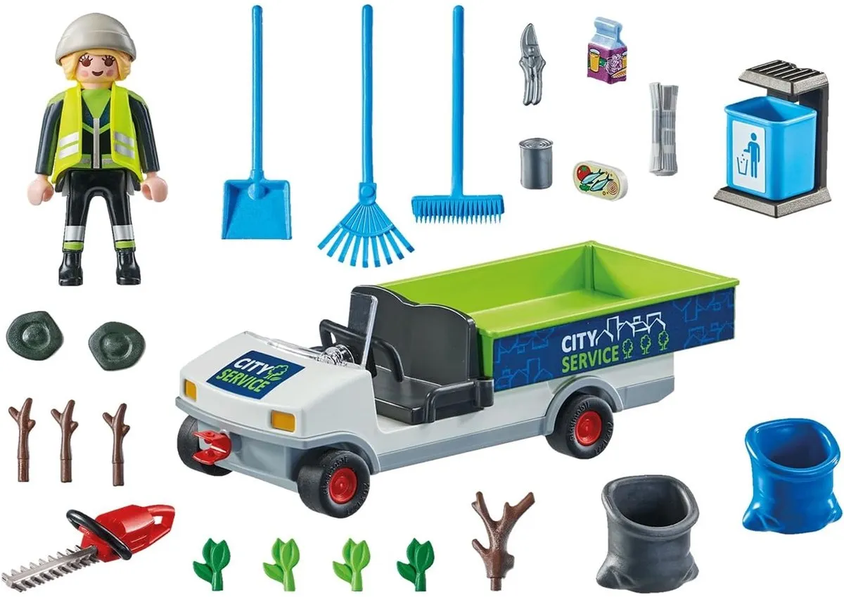 Playmobil City Action Elektrische Straatveegmachine 71433 - Multicolor