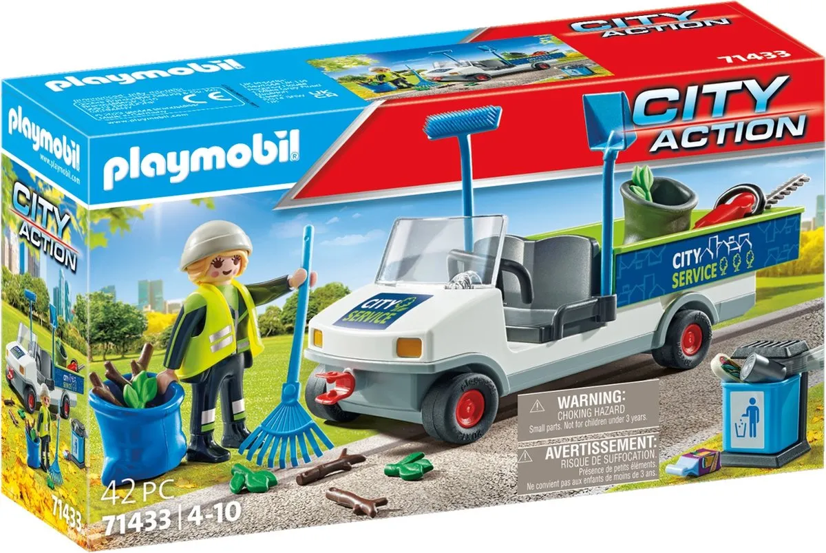 Playmobil City Action Elektrische Straatveegmachine 71433