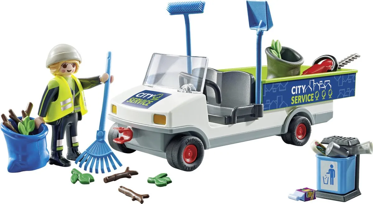 Playmobil City Action Elektrische Straatveegmachine 71433 - Multicolor