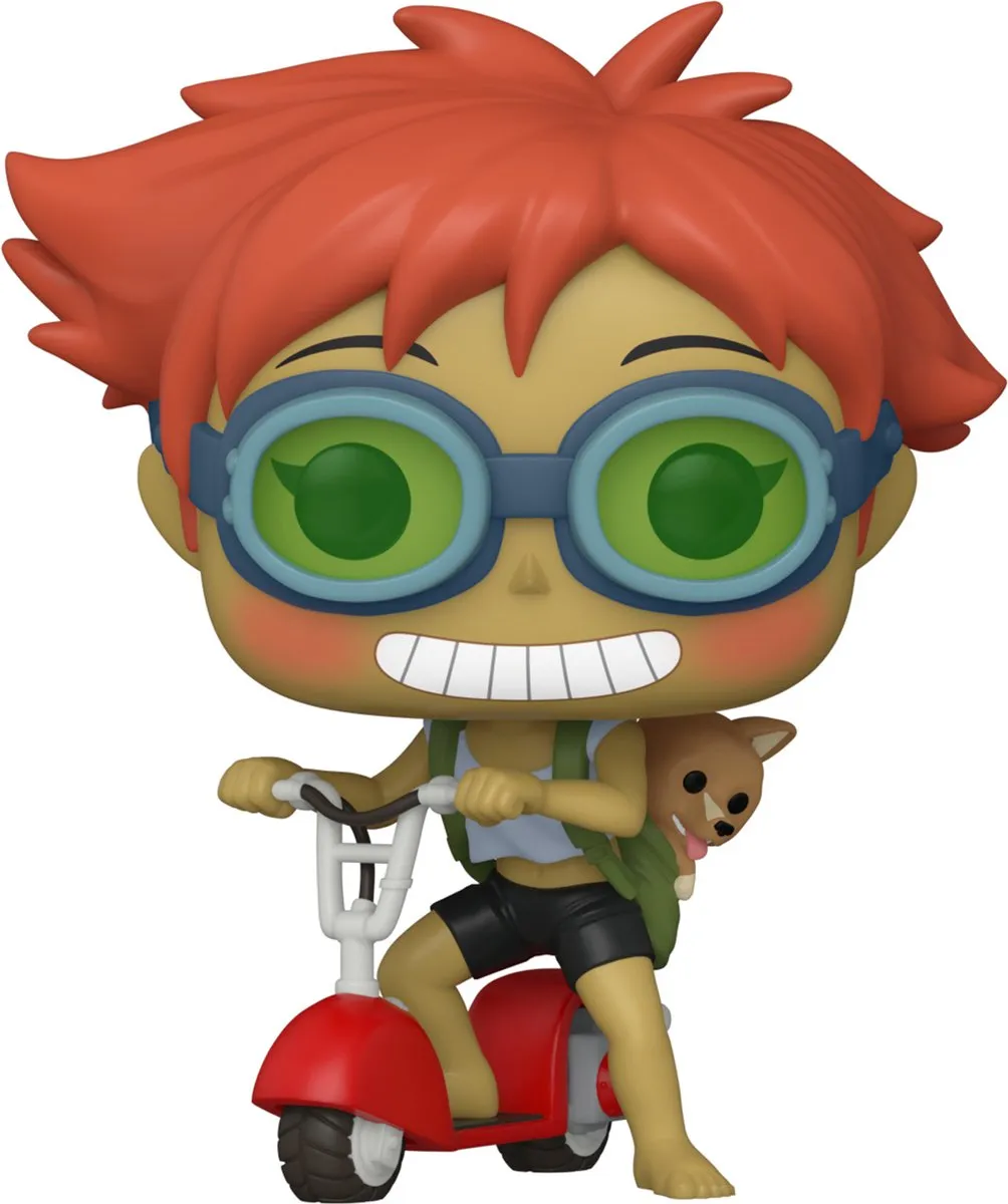 Funko Pop! Animation Cowboy Bebop Edward op Scooter met Ein