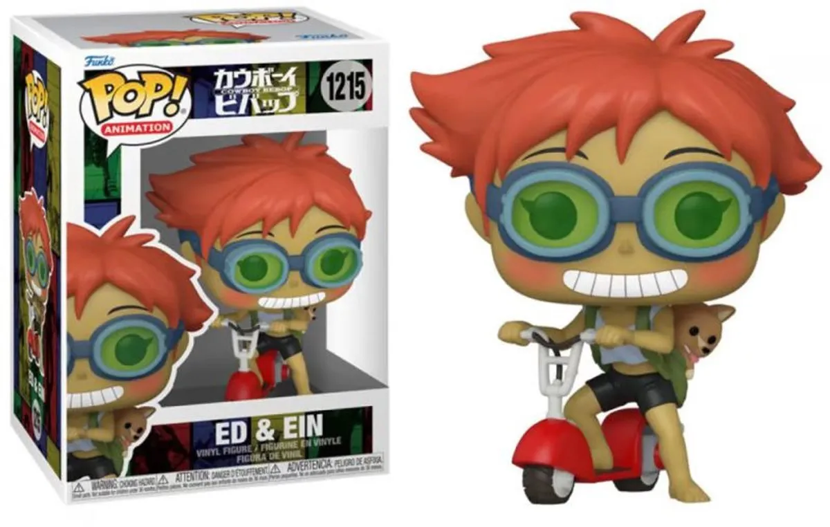 Funko Pop! Animation Cowboy Bebop Edward op Scooter met Ein - 58020