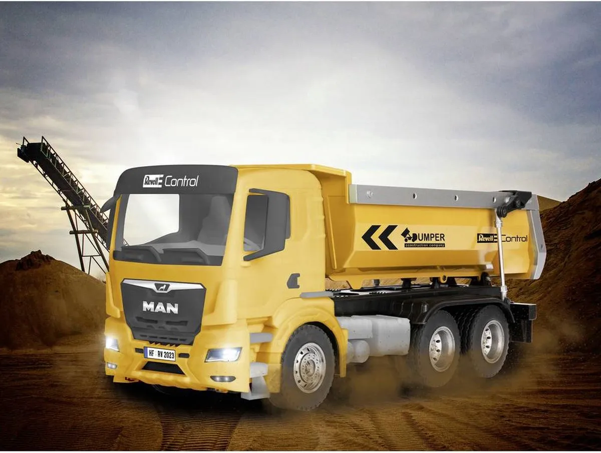 Revell RC Kieper Vrachtwagen MAN TGS 33.510 6X4 BB CH 24454 - 1:14 - Multi - afbeelding 6 van 6