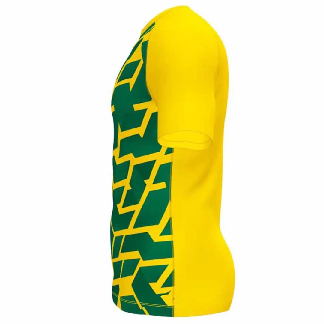 Joma Myskin III T-shirt 2XL - Geel/ Groen - afbeelding 5 van 6