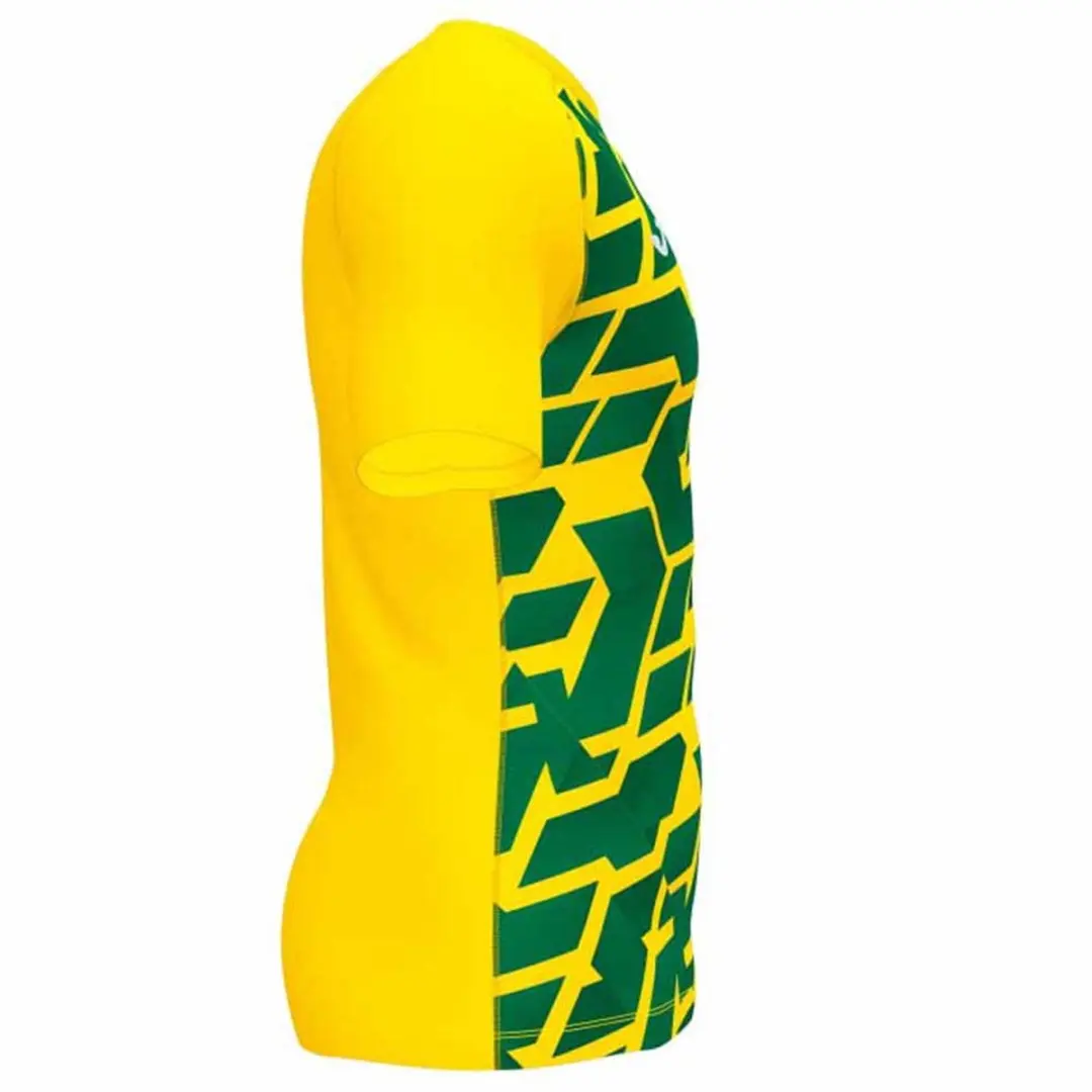 Joma Myskin III T-shirt 2XL - Geel/ Groen - afbeelding 4 van 6