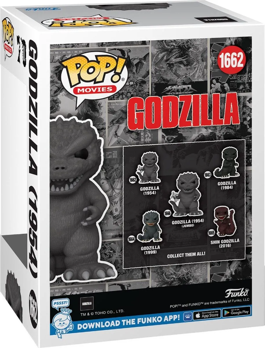 Funko Pop! Godzilla 1954 1662 Vinylfiguur - 70th Anniversary - Multicolor