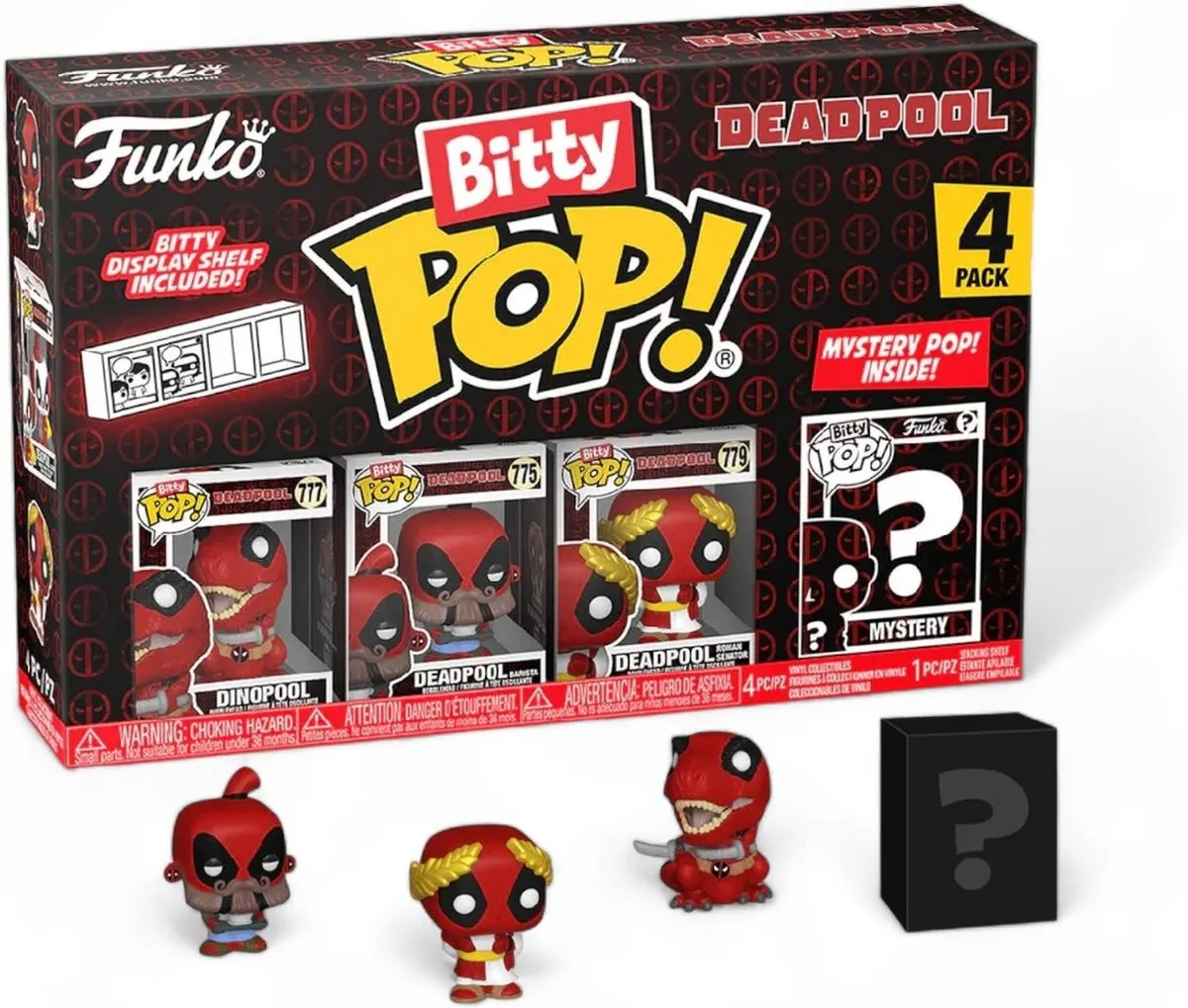Funko Deadpool Bitty Pop! Vinyl Figure 4-Pack - Marvel - Multicolor