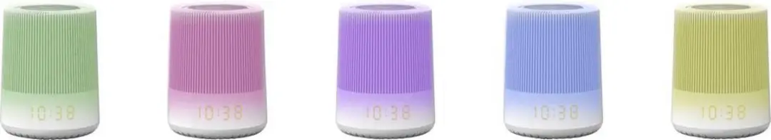 Soundmaster UR230WE Wekkerradio - Natuurgeluiden & Kleurverlichting - Wit - afbeelding 2 van 4