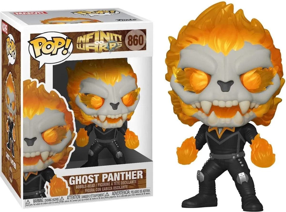 Funko Pop! Marvel Infinity Warps Ghost Panther 52008
