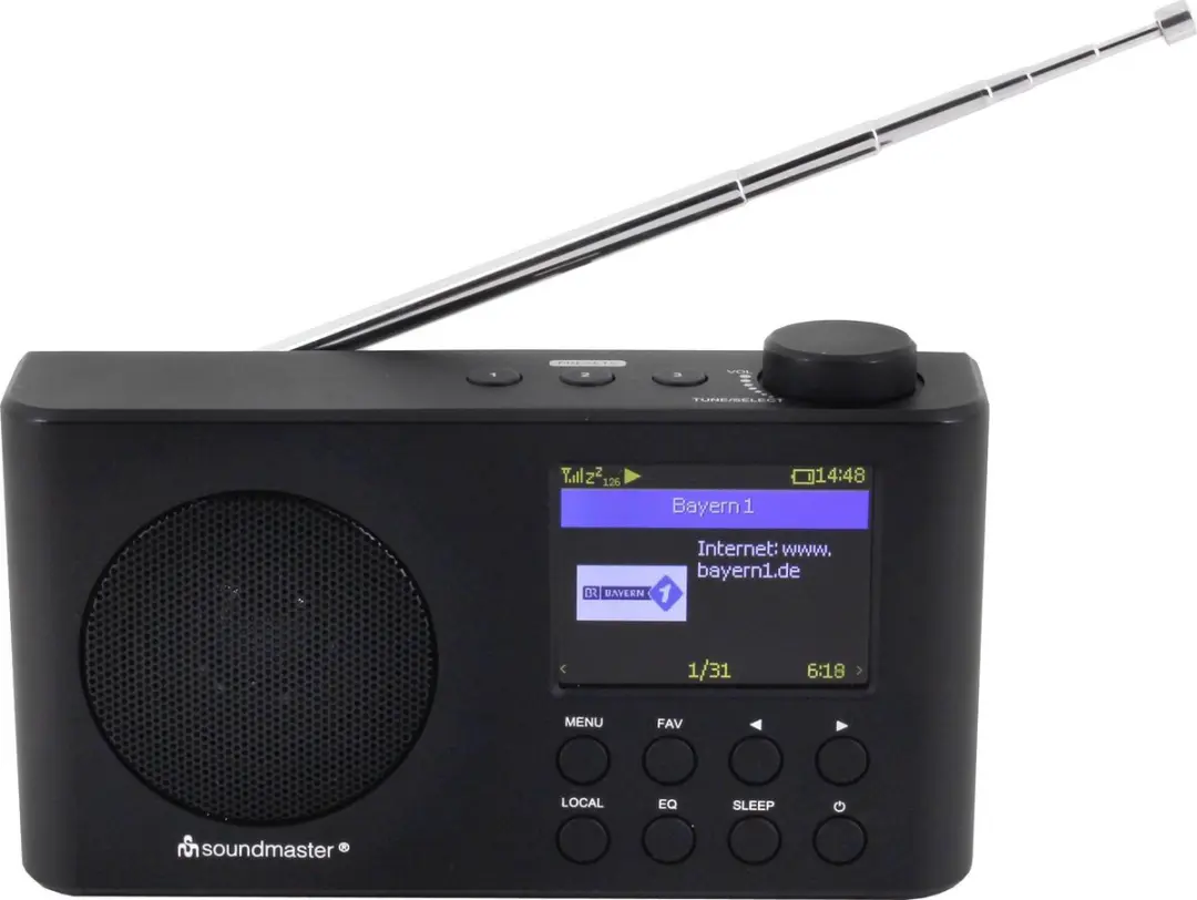 Soundmaster IR6500SW Internetradio - Zwart