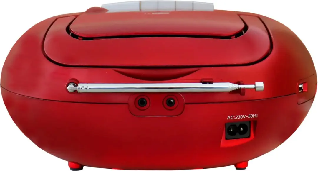 Soundmaster SCD7800RO Boombox - DAB+/FM/CD/MP3/USB/Cassette - Rood