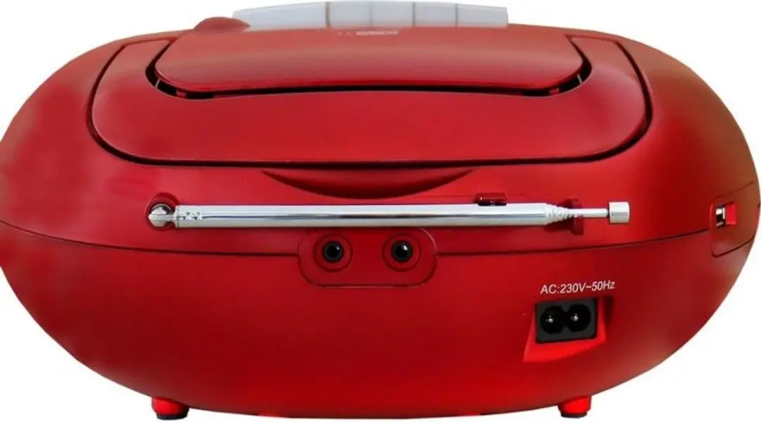 Soundmaster SCD7800RO Boombox - DAB+/FM/CD/MP3/USB/Cassette - Rood