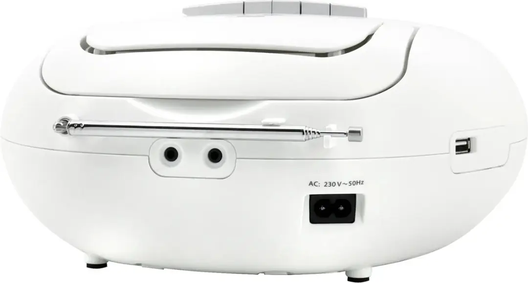 Soundmaster SCD7800WE Boombox - DAB+/FM/CD/MP3/USB/Cassette - Wit