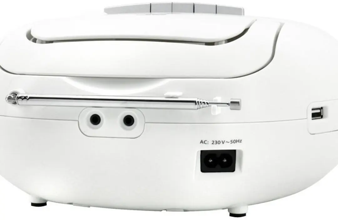 Soundmaster SCD7800WE Boombox - DAB+/FM/CD/MP3/USB/Cassette - Wit