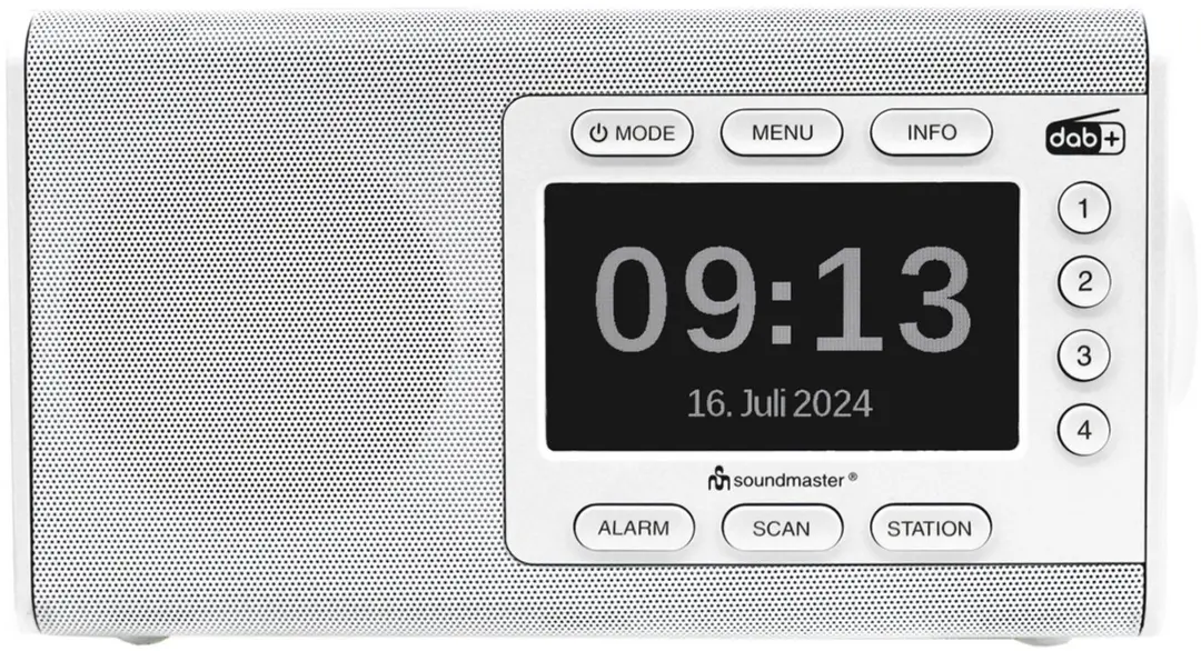 Soundmaster DAB900WE DAB+ Radio - 5W - Wit - afbeelding 6 van 6