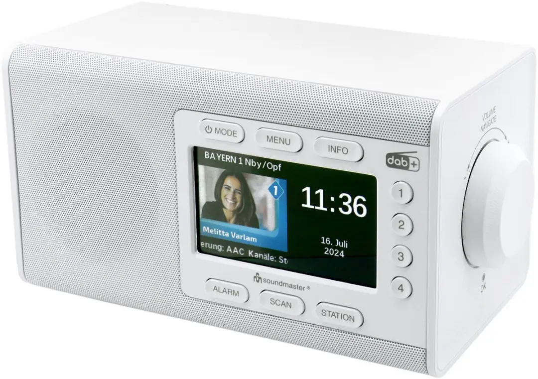 Soundmaster DAB900WE DAB+ Radio - 5W - Wit