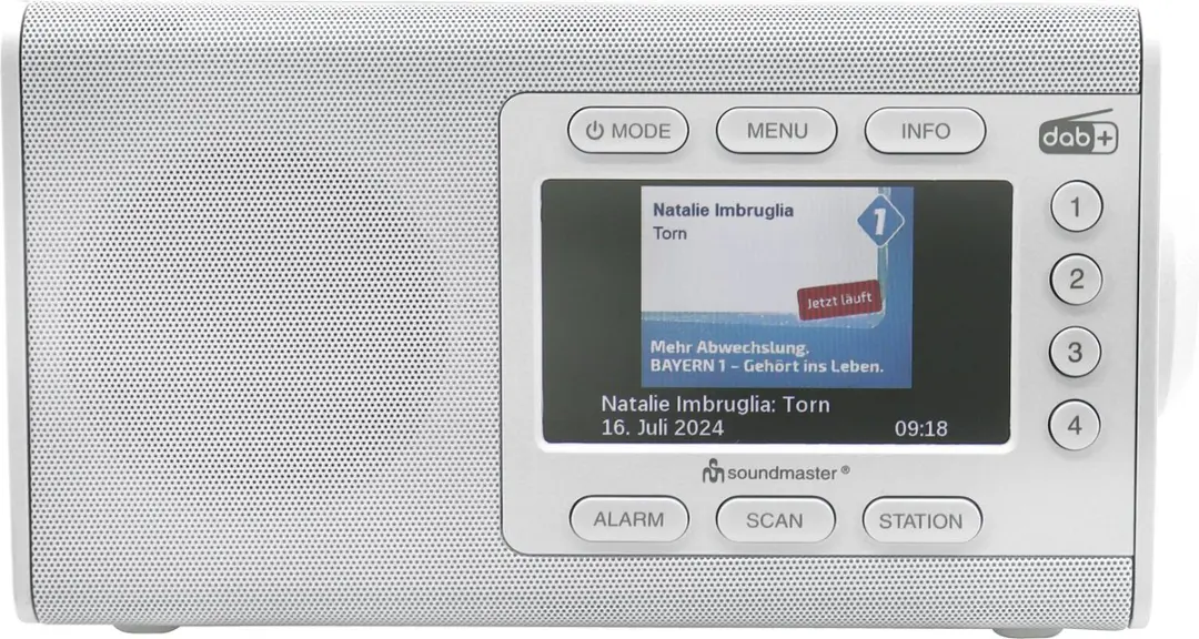 Soundmaster DAB900WE DAB+ Radio - 5W - Wit
