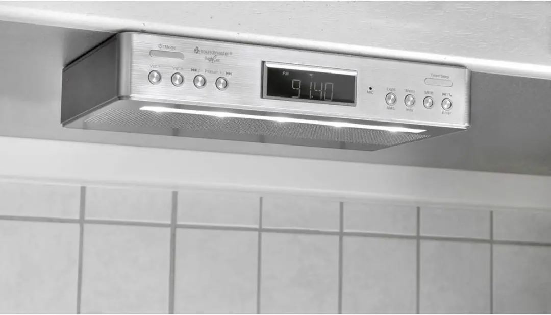 Soundmaster UR2045SI Keukenradio - DAB+/FM/Bluetooth - 10W - Zilver