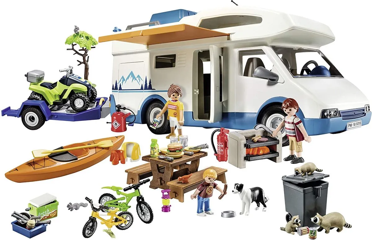 Playmobil Camper 9318 - Kampeeravontuur - Veelkleurig