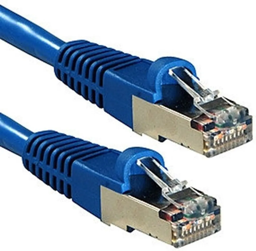 Lindy CAT 6A S/FTP Patchkabel 0.30m - RJ45 - Blauw - afbeelding 5 van 5