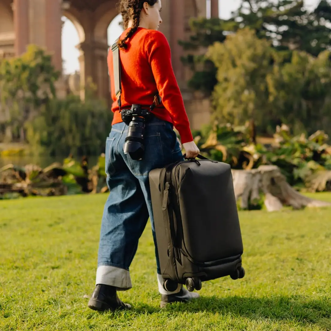 Peak Design Roller Pro Carry-On 39L - Handbagage - 4 Wielen - Zwart - afbeelding 6 van 6