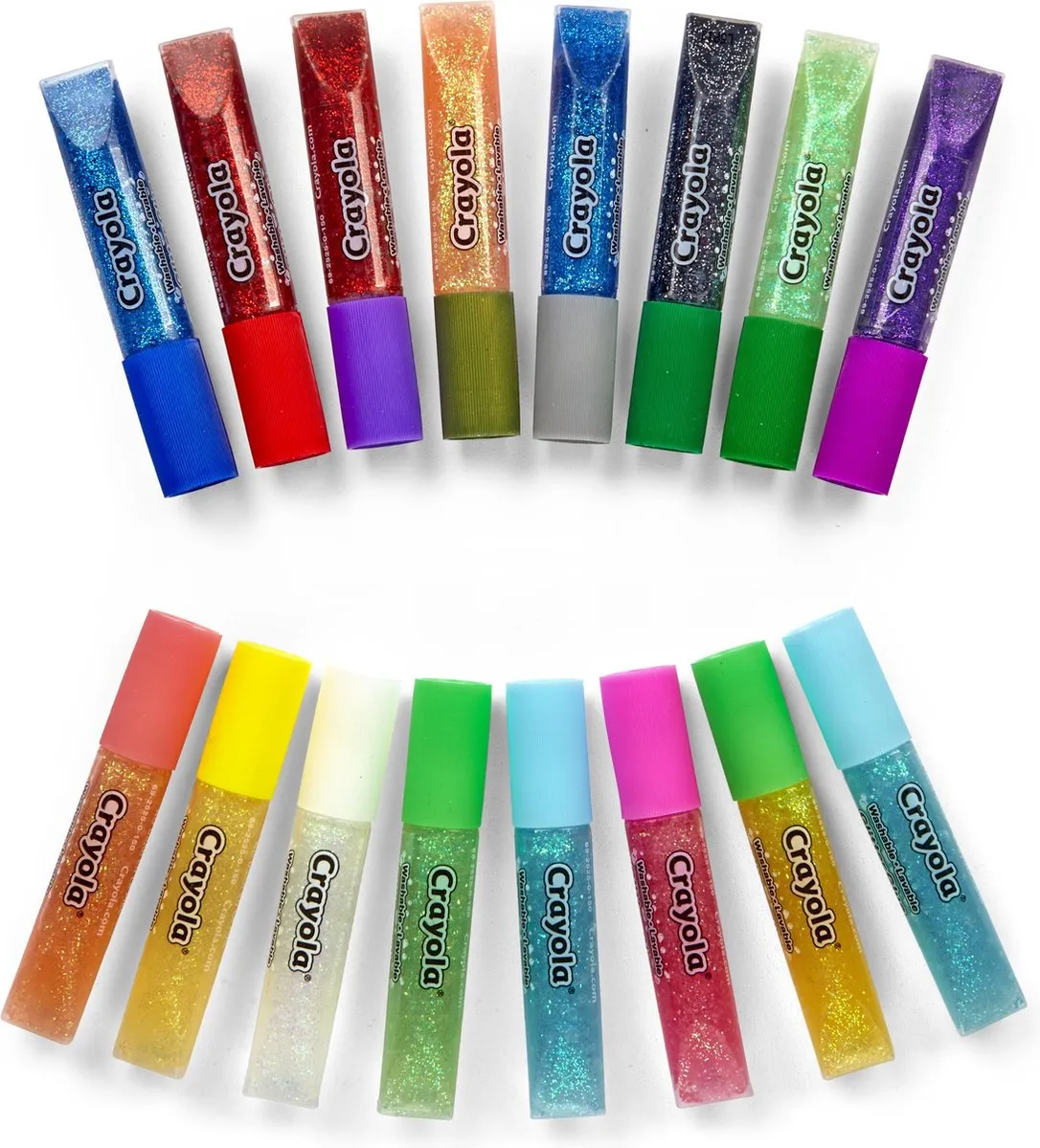 Crayola Hobbylijm Glitter 16 Tubes - 96ml