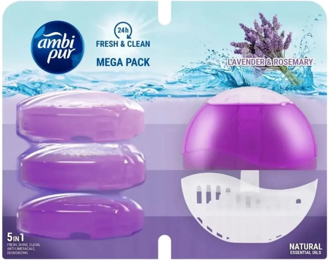 Ambi Pur Toiletblok Lavender & Rosemary Mega Pack