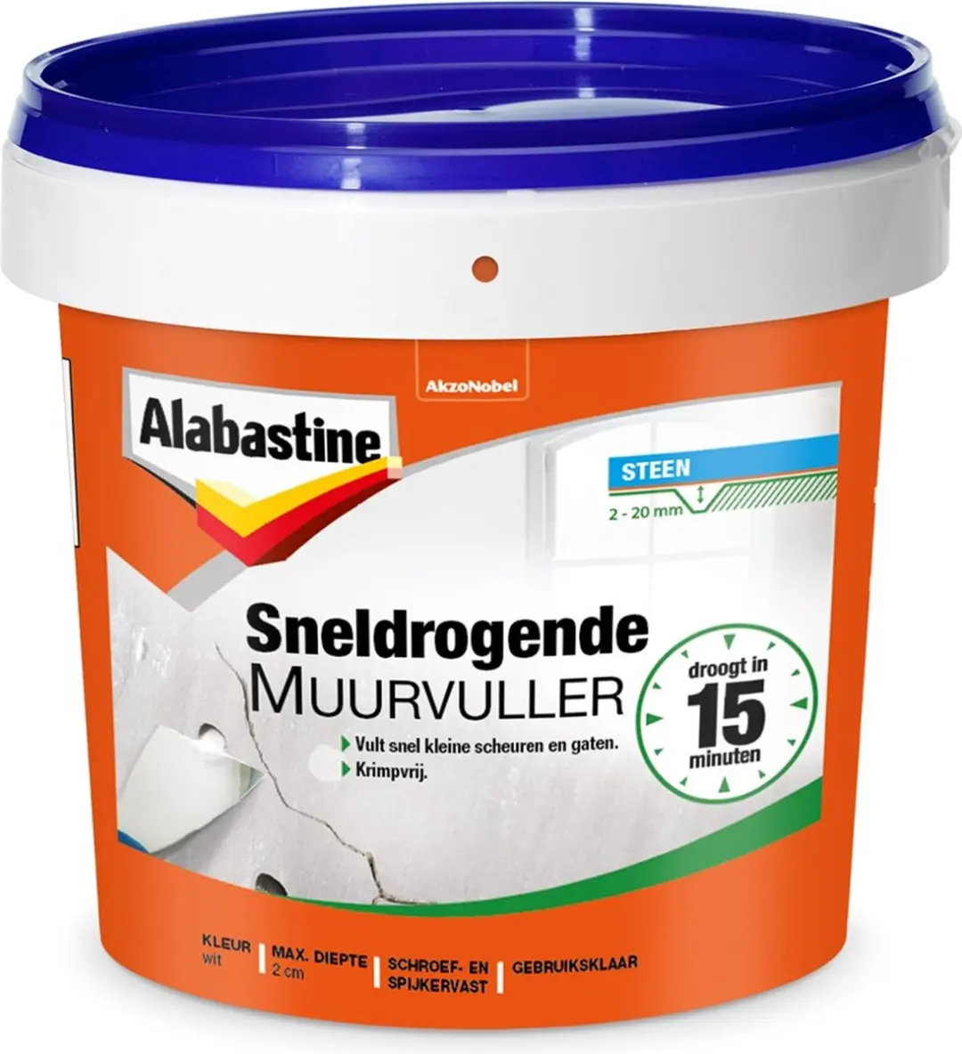 Alabastine Rolbare Voorstrijk Sneldrogend 5L - Transparant