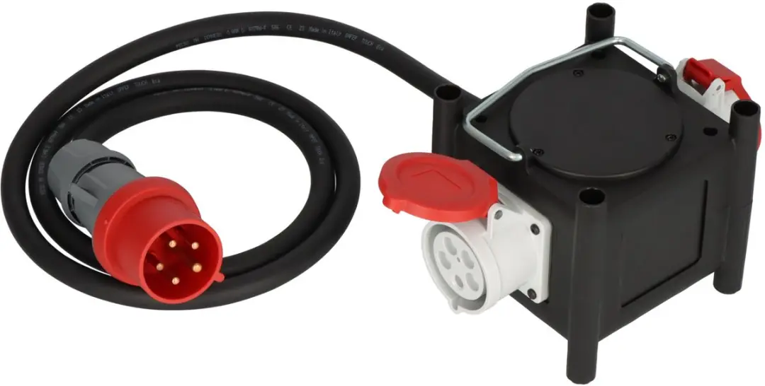 Brennenstuhl 1153680200 CEE-stroomverdeler 2x 400V/32A - 22kW - Zwart
