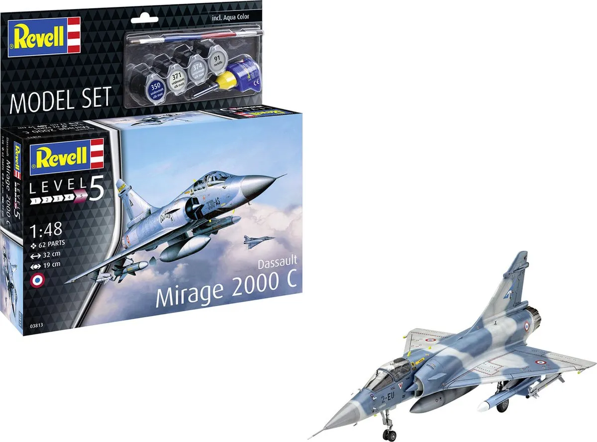 Revell 63813 Dassault Mirage 2000C Modelbouwpakket 1:48