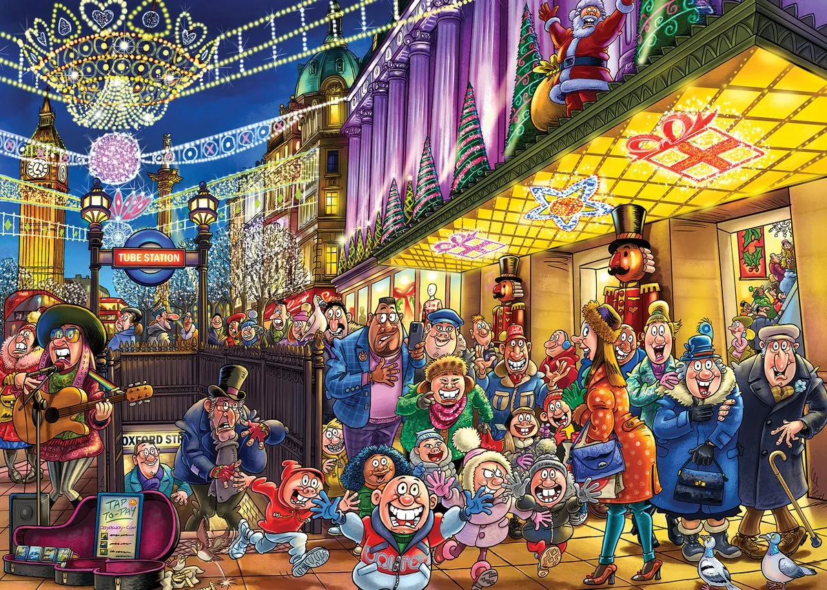 Jumbo Wasgij Christmas 20 De Geesten Van Kerstmis - 2000 Stuks (2x1000) - Multicolor