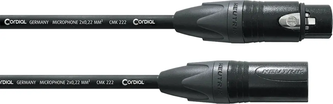 Cordial CPM FM Select Microfoonkabel XLR F-M 3m - Zwart - afbeelding 5 van 5