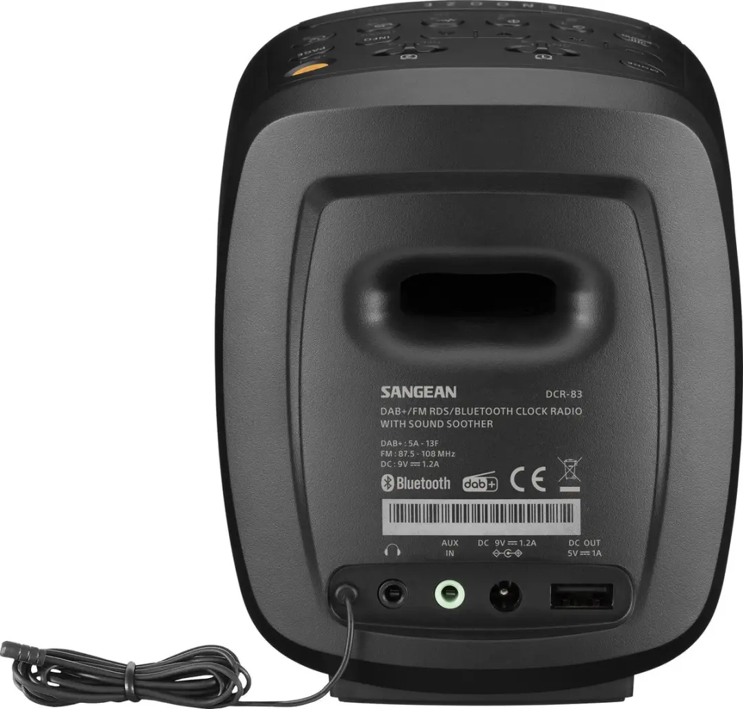 Sangean DCR-83 Tafelradio DAB+/FM/AUX/Bluetooth - Zwart
