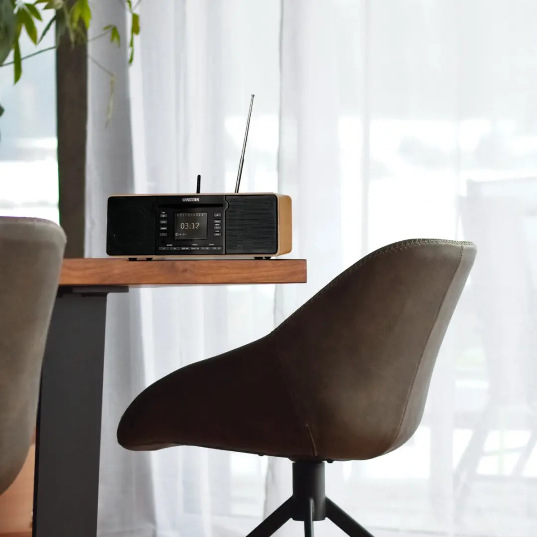 Sangean DDR-66BT All-In-One Radio - DAB+/FM/Internet/BT/CD/USB/SD - Zwart - afbeelding 6 van 6