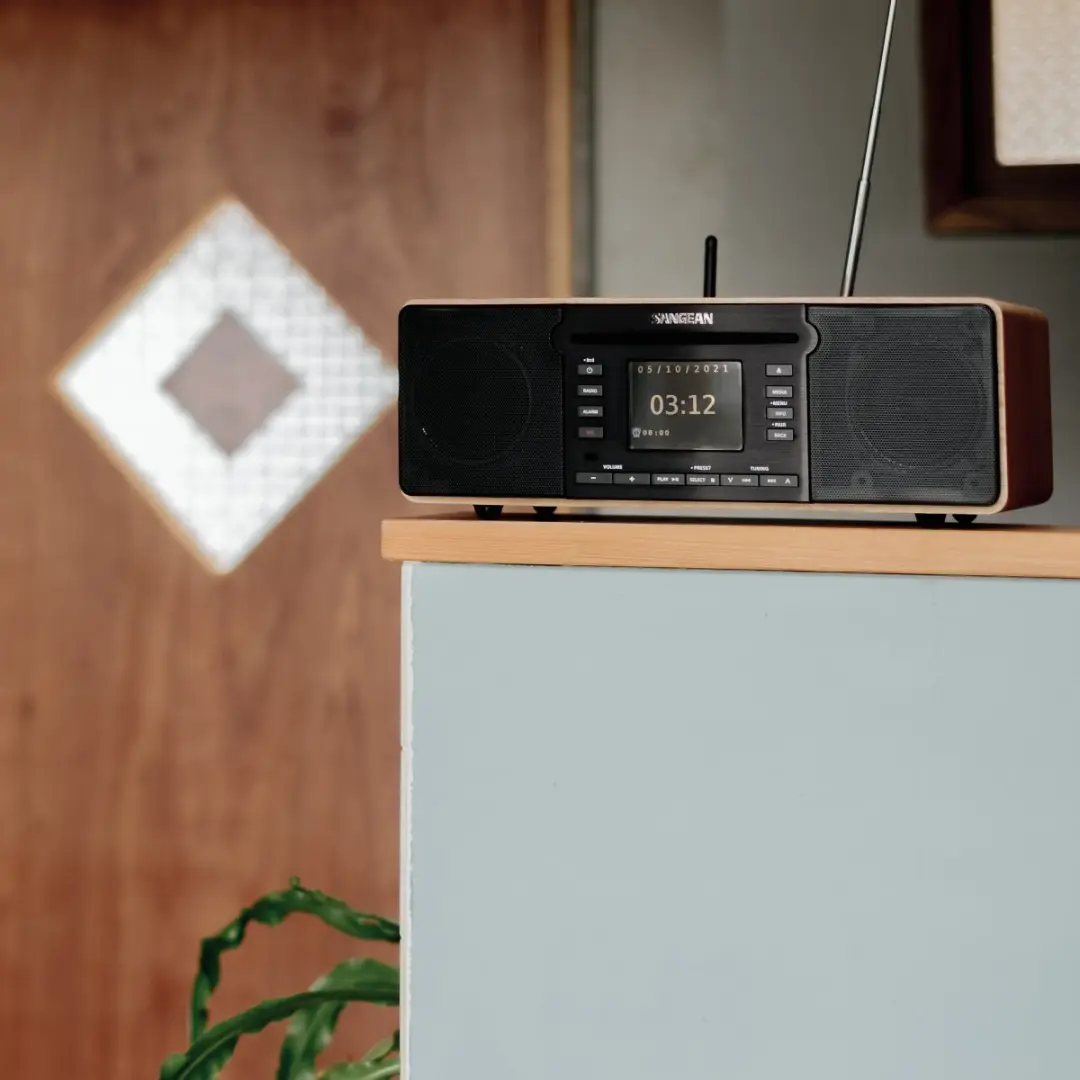 Sangean DDR-66BT All-In-One Radio - DAB+/FM/Internet/BT/CD/USB/SD - Zwart - afbeelding 5 van 6