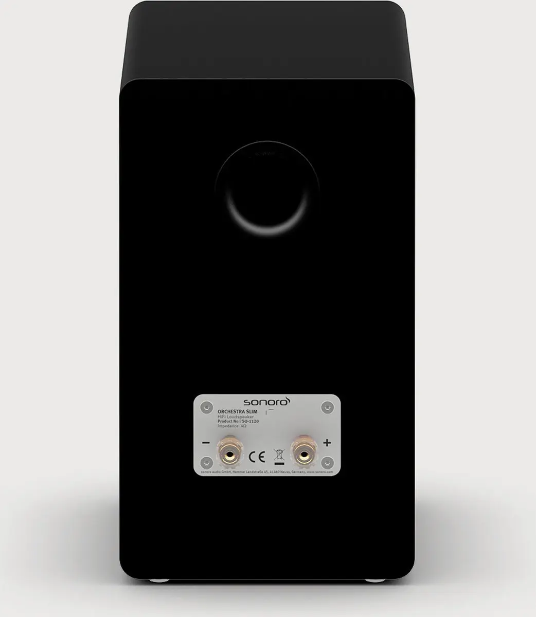 Sonoro Orchestra Slim Vierkant Luidspreker - 140W - Mat Zwart