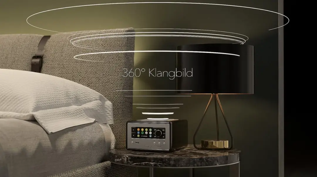 Sonoro Relax Internetradio DAB+ - Hoogglans zwart