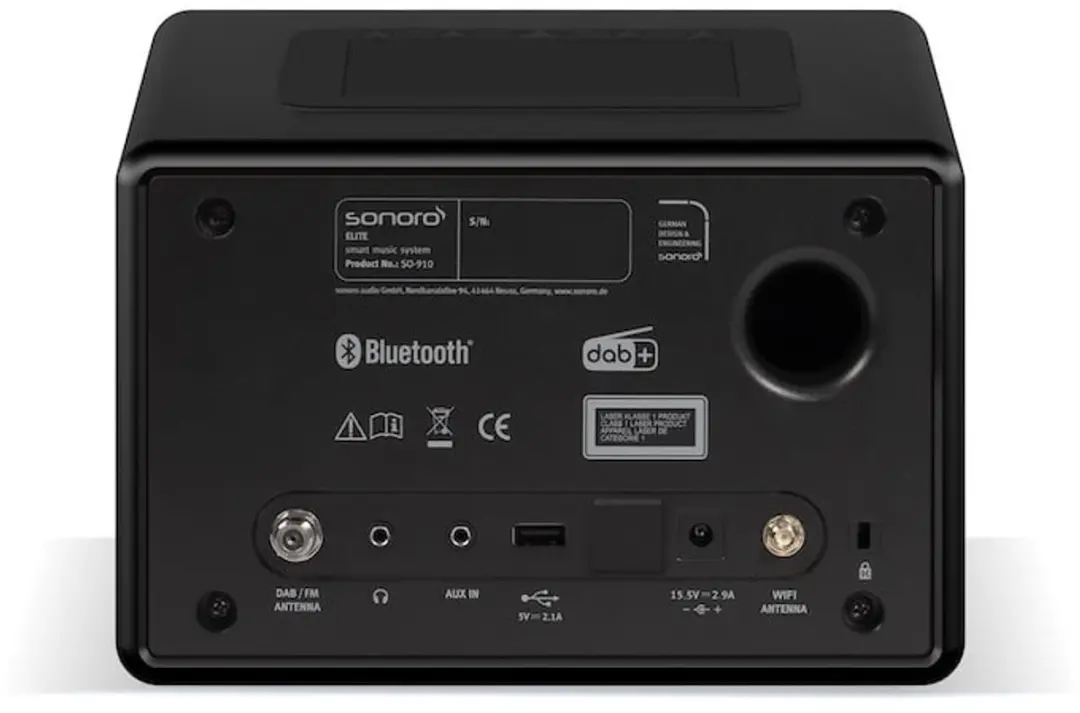 Sonoro Elite 2025 Internetradio CD-Speler 17331046 - Zwart
