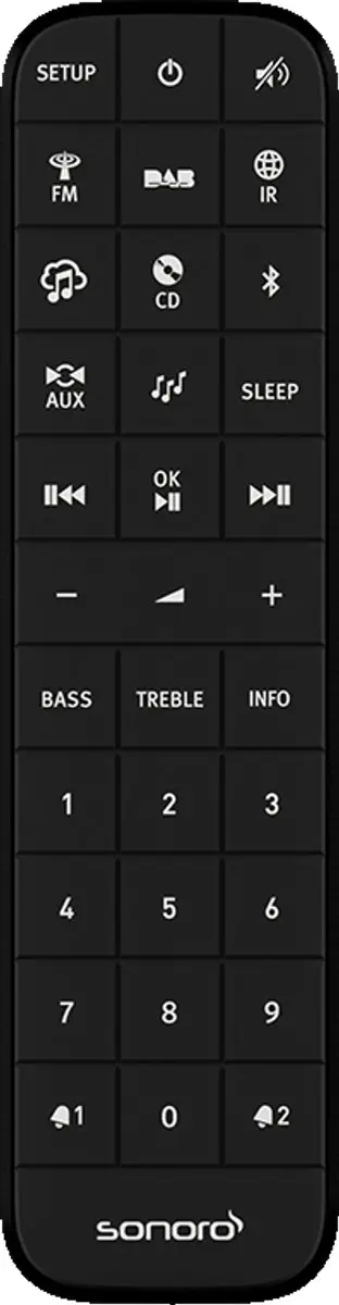 Sonoro Elite 2025 Internetradio CD-Speler 17331046 - Zwart