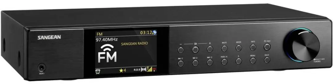 Sangean WFT-4 Internetradio - Zwart - afbeelding 6 van 6