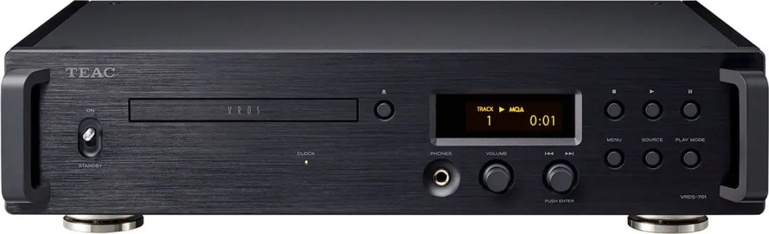 TEAC VRDS-701 CD-speler met VRDS-mechanisme, zwart