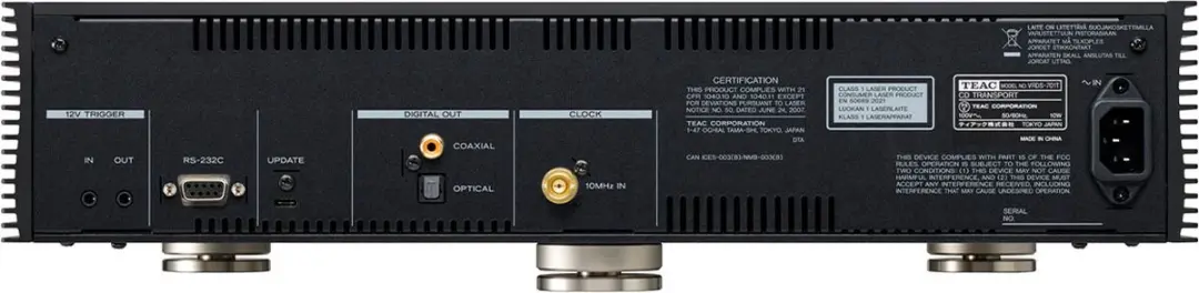 TEAC VRDS-701T CD Loopwerk met VRDS-mechanisme, zwart