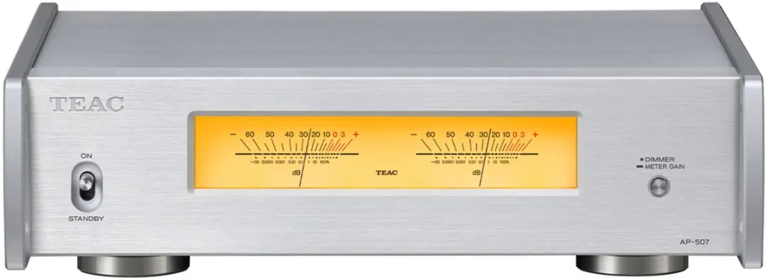 TEAC AP-507 Stereo Power Amplifier Silver